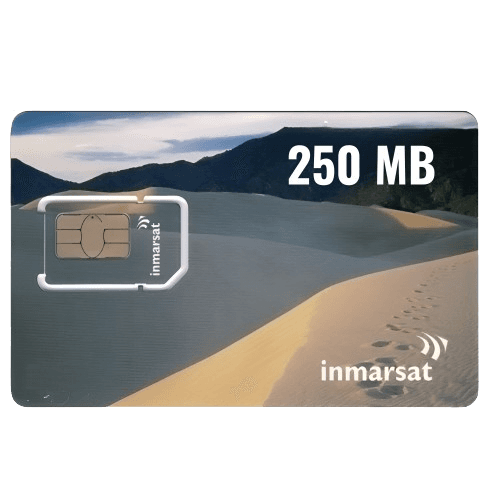 Recarga Prepago Inmarsat BGAN 250 MB