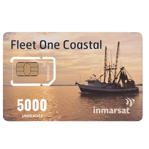 Recarga Prepago Inmarsat  FleetOne Plan Costa 5000 Unidades