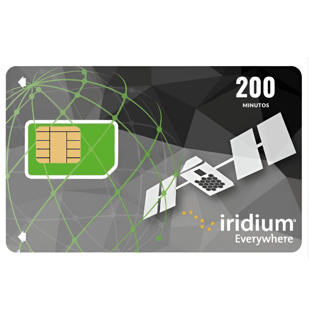 Recarga Teléfono Satelital Iridium  200 Minutos.