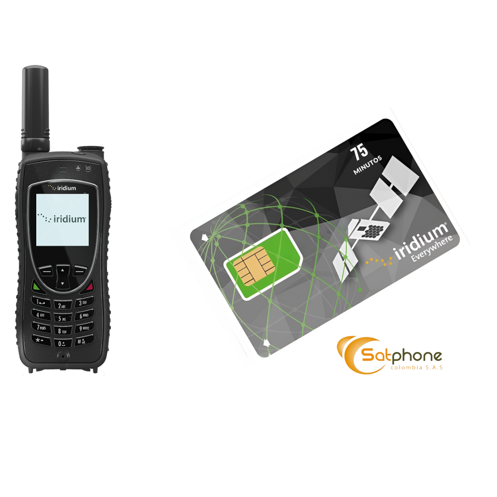 Teléfono  Satelital  iridium  9575 Extreme + Recarga 75 Minutos