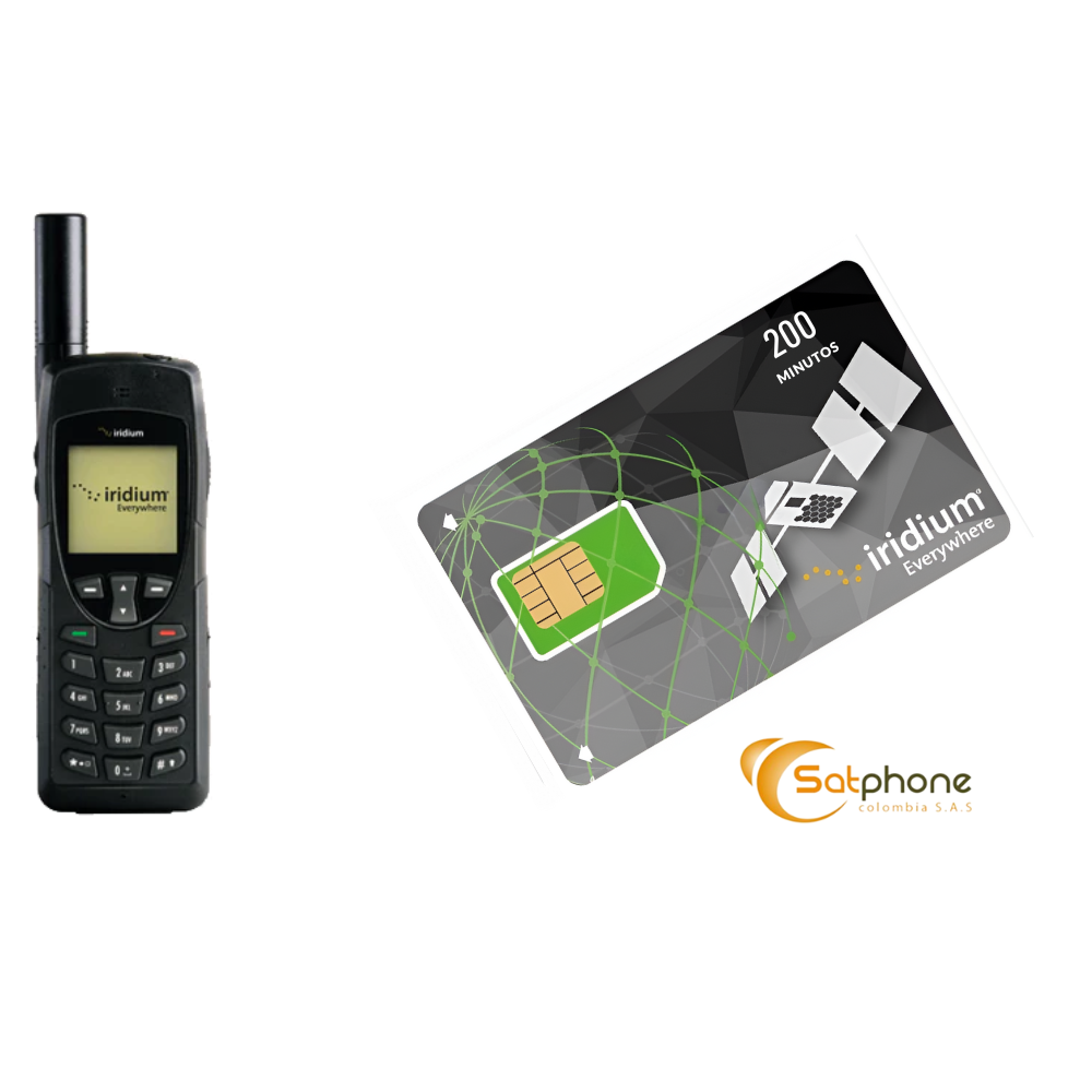 Telefono Iridium 9555+ Recarga 200 Minutos
