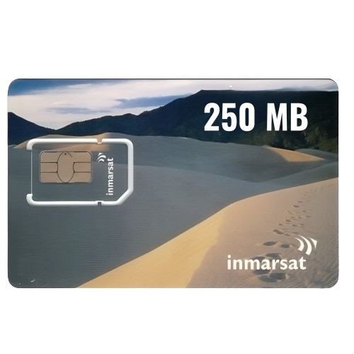 Recarga Prepago Inmarsat BGAN 250 MB
