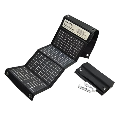 Panel solar flexible y plegable PowerFilm USB+AA