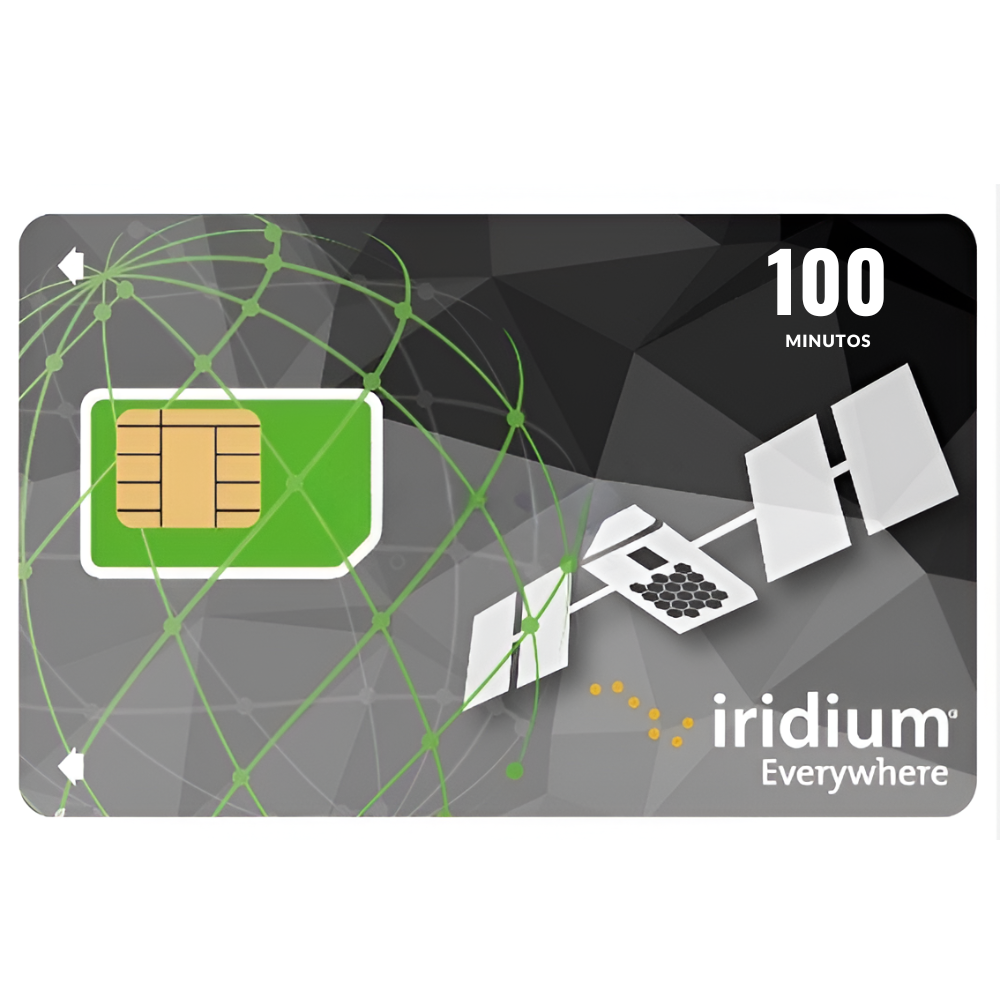 Recarga Teléfono Satelital Iridium  100 Minutos.